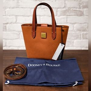 Dooney & Burke Tote Crossbody - Mini Waverly - Caramel - NWT